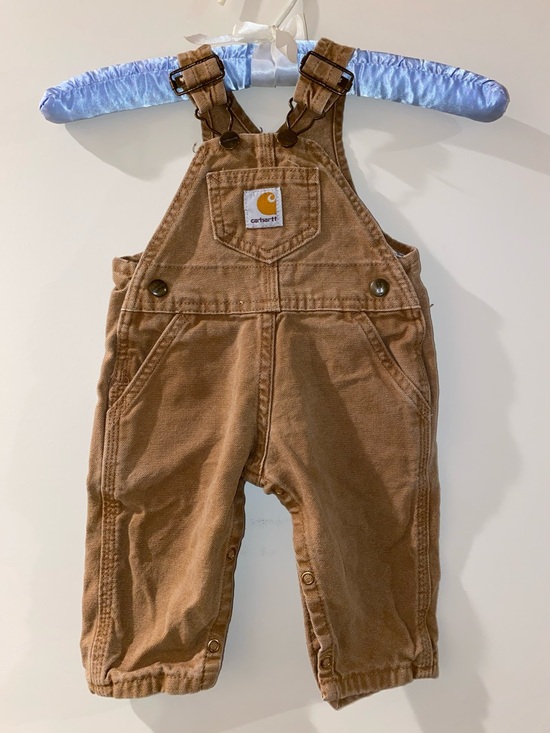 Carhartt Other - Vintage Carhartt Tan 6M Baby Overalls